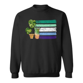 Mlm Pride Plants Lgbt Gay Male Flag Gardener Gardening Sweatshirt - Monsterry AU