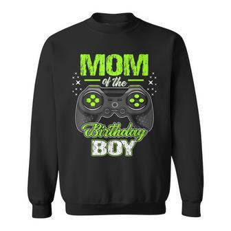 Mom Of The Birthday Boy Matching Video Gamer Birthday Party Sweatshirt - Seseable