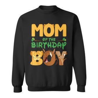 Mom And Dad Birthday Boy Lion Family Matching Sweatshirt - Seseable