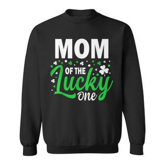 Mom Of The Lucky One Birthday Family St Patrick's Day Sweatshirt | Mazezy