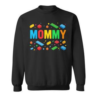Mommy Master Builder Building Bricks Blocks Family Matching Sweatshirt - Monsterry DE