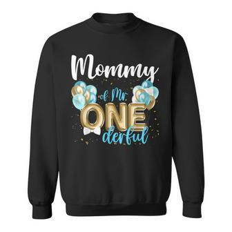 Mommy Of Mr Onederful 1St Birthday First One-Derful Matching Sweatshirt - Monsterry UK
