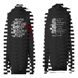 Moms Against White Baseball Pants Baseball Mom Sweatshirt - Seseable