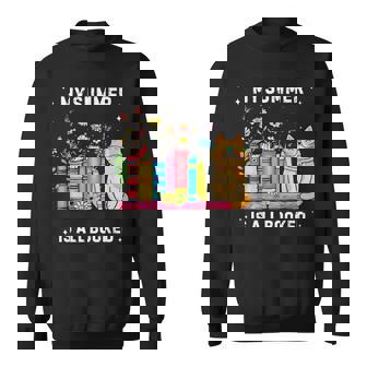 Mon Été Est Réservé Pour Les Amoureux Des Chats Et Des Livres Sweater e - Cadeauxyz