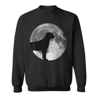 Mondlicht Labrador Silhouette Herren Sweatshirt, Hundeliebhaber Design - Seseable