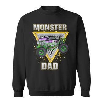 Monster Truck Dad Fathers Day Monster Truck Are My Jam Sweatshirt - Thegiftio UK