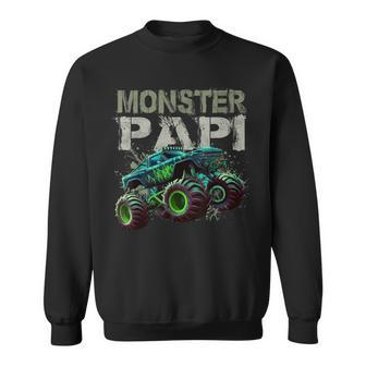 Monster Truck Papi Family Matching Monster Truck Lovers Sweatshirt - Monsterry