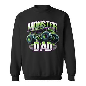 Monster Truck Race Racer Driver Dad Father's Day Sweatshirt - Monsterry UK