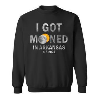 I Got Mooned In Arkansas Sweatshirt | Mazezy AU