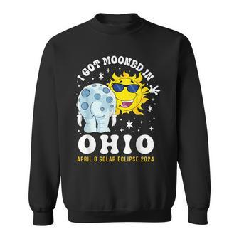 I Got Mooned In Ohio Total Solar Eclipse 2024 Sweatshirt - Monsterry UK