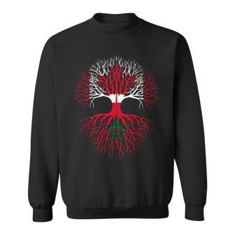 Moroccan Roots Canadian Grown Canada Flag Matching Couple Sweatshirt - Monsterry