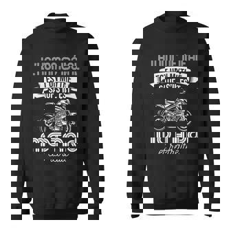 Motard Retraité Idée Cadeau Moto Humour Sweater e - Cadeauxyz