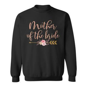 Mother Of The Bride Bridal Shower Wedding Party Sweatshirt - Monsterry CA