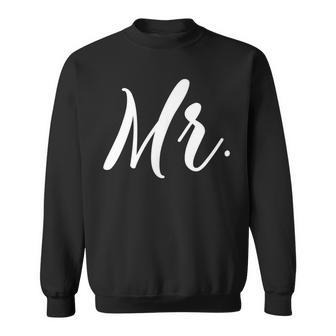 Mr And Mrs For Couples Honeymoon Mr Set Sweatshirt - Monsterry DE