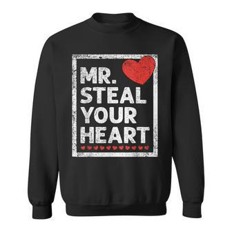 Mr Steal Your Heart Valentines Day Love Boys Sweatshirt - Monsterry AU
