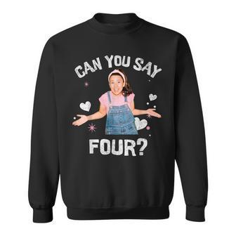 Ms Rachel Birthday Can You Say Four Sweatshirt - Monsterry CA