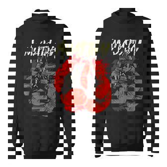 Muay Thai Boxe Chasseur Arts Martiaux Hobby Sweater e - Cadeauxyz