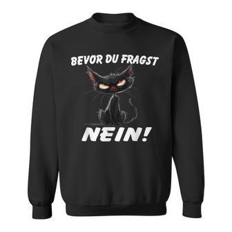 Mürrische Katze Sweatshirt - Geschenkecke