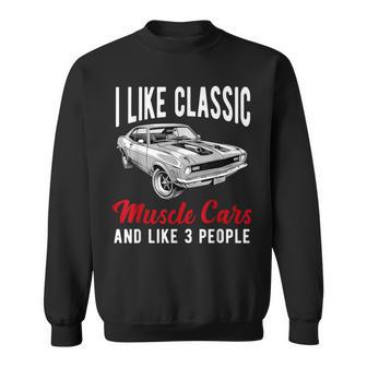 Muscle Car American Classic Muscle Racing Enthusiast Sweatshirt - Monsterry CA