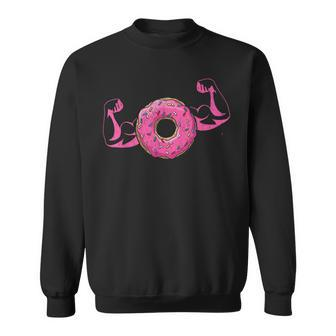 Muscle Donut Powerlifting Workout Sweatshirt - Monsterry