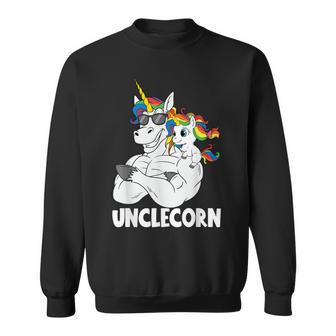 Muscle Unicorn Uncle Unclecorn Uncle With Niece Sweatshirt - Monsterry CA