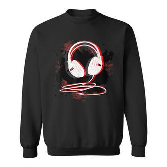 Music Sound Headphones For Dj Musician Sweatshirt - Monsterry CA