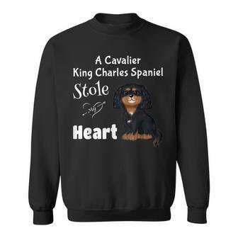 My-Black And Tan-Cavalier-King Charles Spaniel Sweatshirt - Monsterry CA