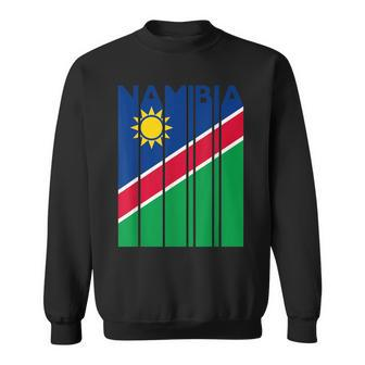 Namibian Flag Namibia Vintage Namibia Sweatshirt - Seseable