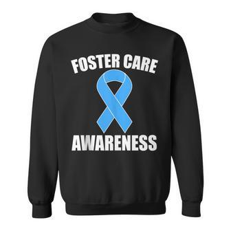 National Foster Care Month Blue Ribbon Foster Care Awareness Sweatshirt - Monsterry UK