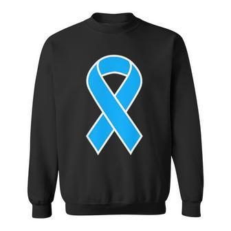 National Foster Care Month Blue Ribbon In Corner Sweatshirt - Monsterry DE