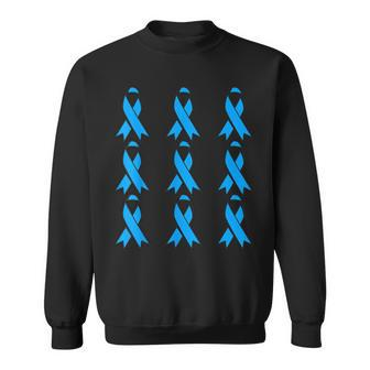 National Foster Care Month Multiple Blue Ribbons Sweatshirt - Monsterry AU