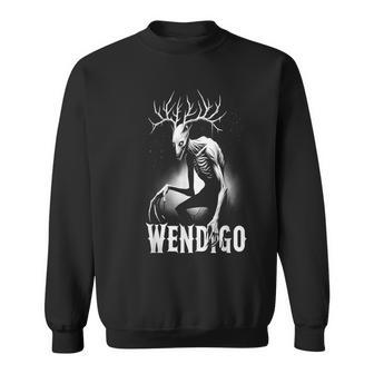 Native American Wendigo Cryptid Folklore Sweatshirt - Seseable