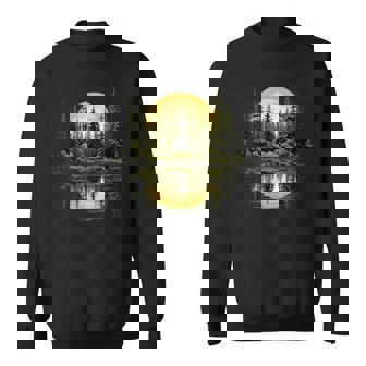 Nature Reflection Forest Trees Outdoor Wildlife Sweatshirt - Thegiftio