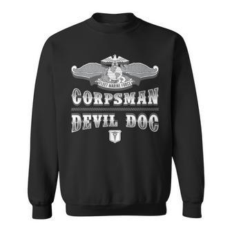 Navy Corpsman Devil Doc Fmf 8404 Sweatshirt - Monsterry DE