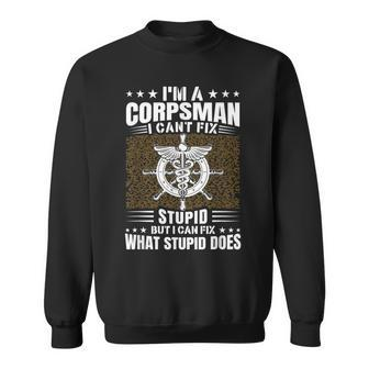 Navy Corpsman Veteran Veterans Day Us Navy Corpsman Sweatshirt - Monsterry