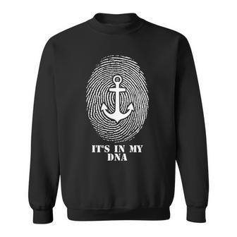 Navy It's In My Dna Sweatshirt | Mazezy