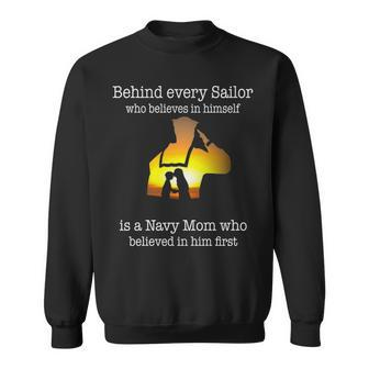 Navy Mom Pride Sweatshirt | Mazezy