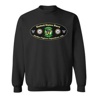 Navy Strike Fighter Squadron 105 Vfa105 Logo Image Sweatshirt - Monsterry UK