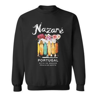 Nazare Portugal Surfing Vintage Sweatshirt | Mazezy CA