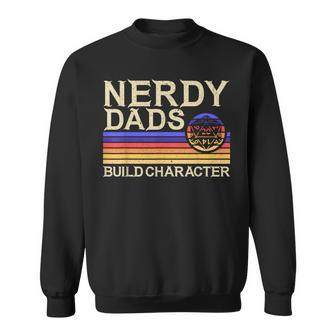 Nerdy Dad Rpg Gaming D20 Tabletop Games Rpg Gamer Sweatshirt - Monsterry UK