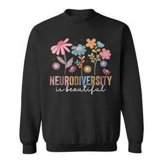 Neurodiversity Is Beautiful Autism Awareness Sweatshirt - Seseable