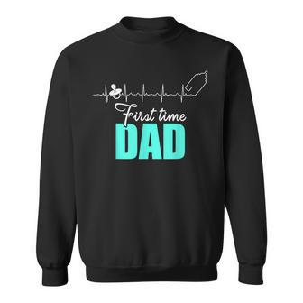 New First Time Dad To Be Heartbeat Daddy Sweatshirt - Monsterry AU