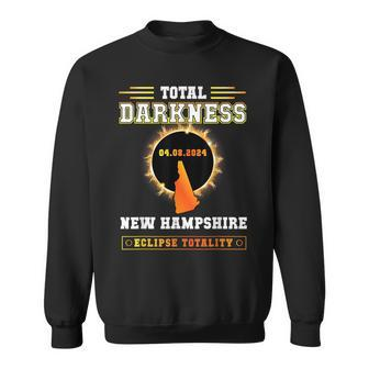 New Hampshire Total Solar Eclipse 2024 Totality Darkness Sweatshirt - Thegiftio UK