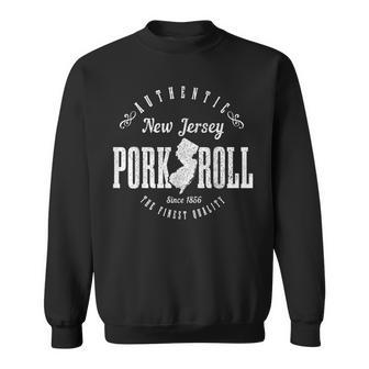 New Jersey Pork Roll Nj State Map Pride Vintage Sweatshirt - Monsterry DE