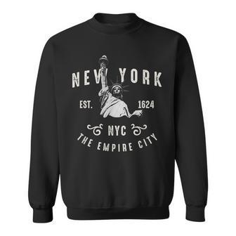 New York City Liberty Lady Vintage Sweatshirt - Monsterry AU