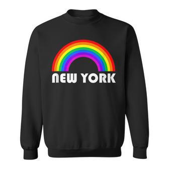 New York Gay Lesbian Bisexual Transgender Pride Lgbt Sweatshirt - Monsterry CA
