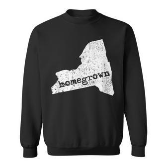 New York Home State Homegrown For New Yorkers Sweatshirt - Monsterry CA