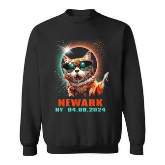 Newark New York Total Solar Eclipse 2024 Sweatshirt - Thegiftio UK
