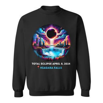 Niagara Falls New York Ny Total Solar Eclipse April 8 2024 Sweatshirt | Mazezy