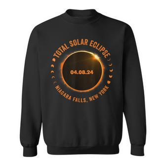 Niagara Falls New York State Total Solar Eclipse 2024 Sweatshirt | Mazezy